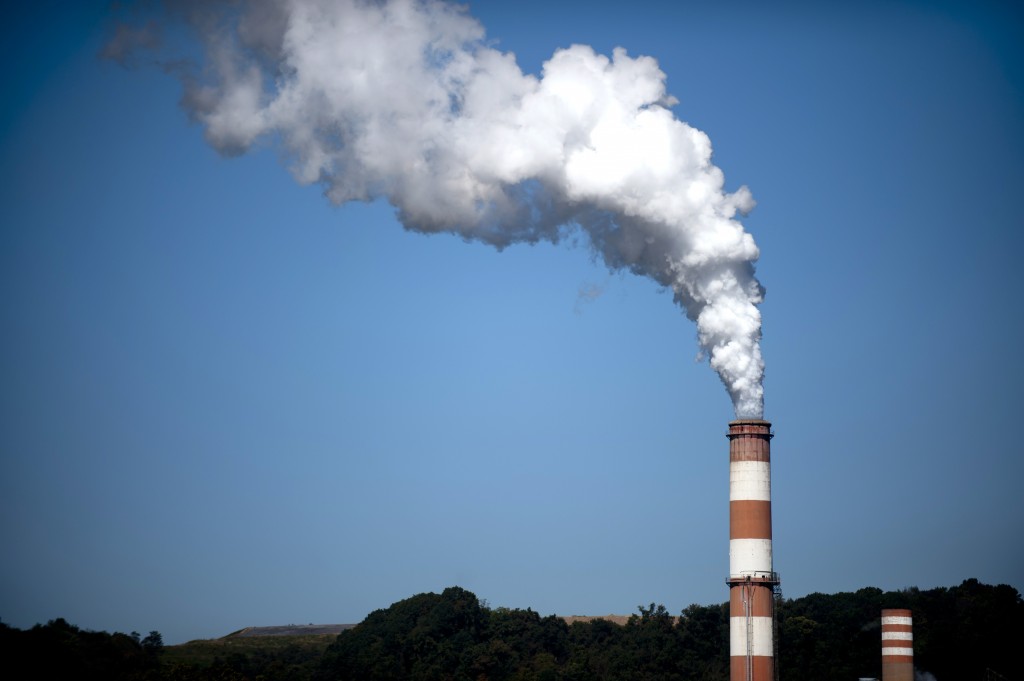 emissions from coal-fired power plant