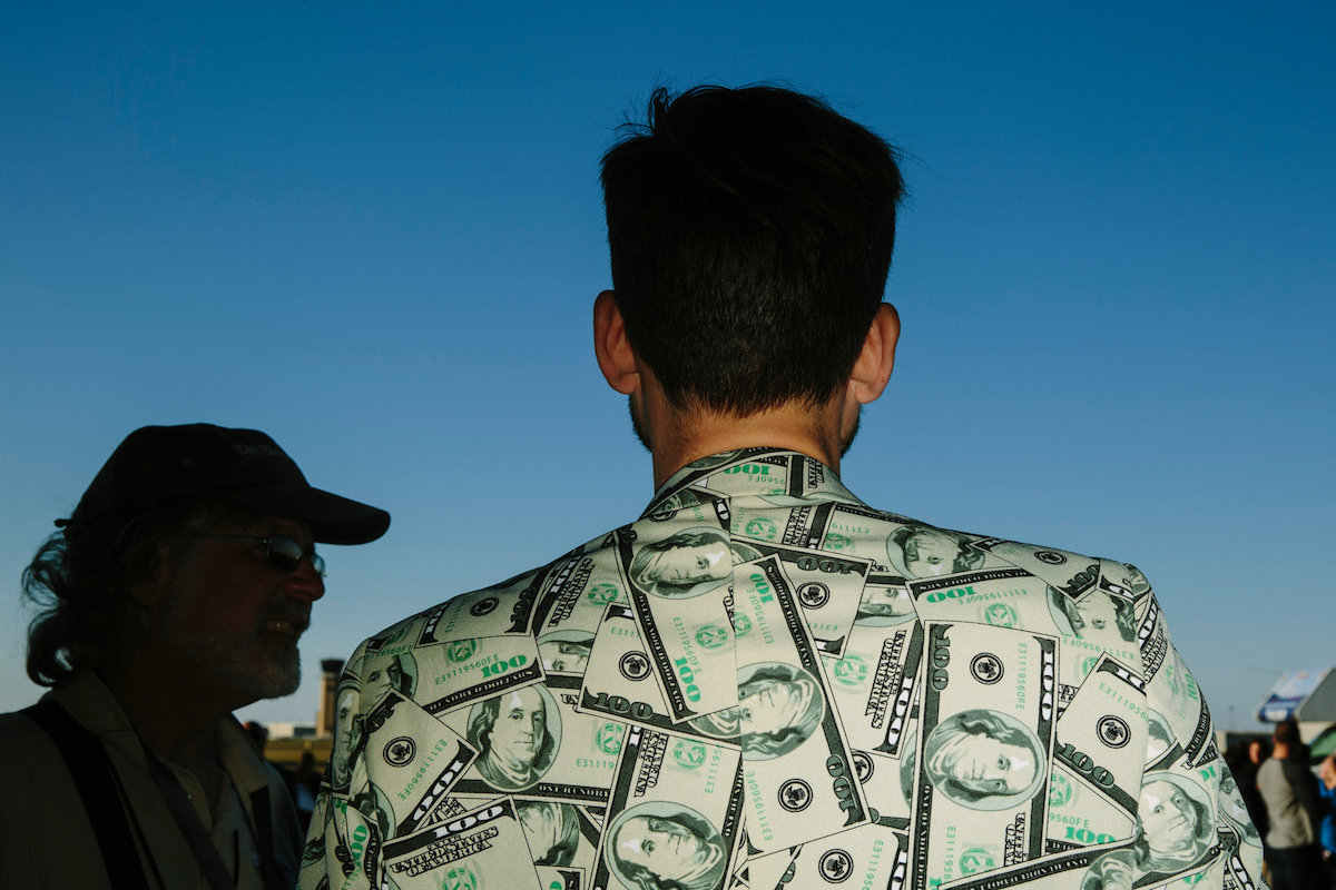 Jacket of cash