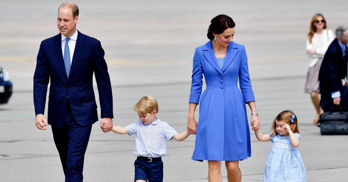 Prince William, Kate Middleton and their children